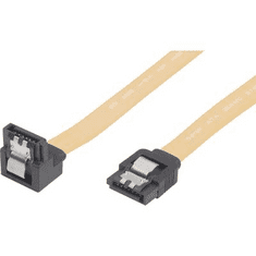 Renkforce SATA II merevlemez csatlakozókábel, hajlított dugóval [1x SATA alj, 7 pólus - 1x SATA alj, 7 pólus]0,5 m sárga (RF-4174575)