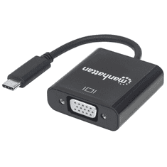 Manhattan USB-C 3.1 to VGA átalakító (151771) (151771)