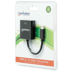 Manhattan USB-C 3.1 to VGA átalakító (151771) (151771)