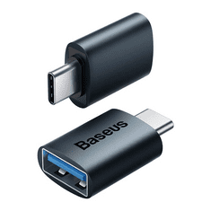 BASEUS Ingenuity USB-C – USB-A OTG adapter kék (ZJJQ000003) (ZJJQ000003)