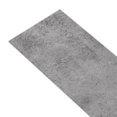 Vidaxl barna cement színű 2 mm-es öntapadó PVC padlóburkolat 5,02 m² 146559