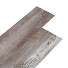 Vidaxl matt barna fa nem öntapadó PVC padlóburkoló lapok 2 mm 5,26 m² 146607