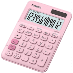 CASIO MS-20UC-PK asztali számológép, rózsaszín (MS-20UC-PK)