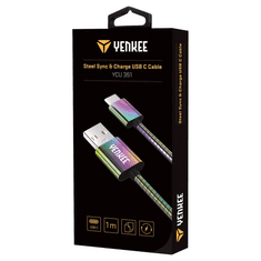 Yenkee YCU 351 USB-C szinkronizáló és töltőkábel 1m (YCU 351)