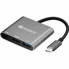 Sandberg HUB 3Port USB2.0/USB3.0/HDMI passiv Silver (136-00)