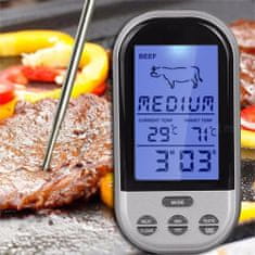 X TECH Vezeték nélküli digitális ételhőmérő