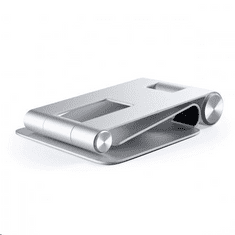 Satechi Aluminium R1 állítható mobiltelefon/tablet állvány ezüst (ST-R1) (ST-R1)