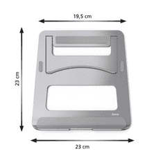 Hama Notebook állvány 15.4" aluminium (53059) (hm-53059)