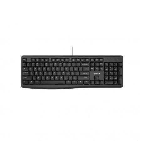 Canyon Wired Chocolate Standard Keyboard ,105 keys, slim design with chocolate key caps, 1.5 Meters cable length,Size 434.2*145.4*27.2mm,450g HU layout (CNE-CKEY5-HU)