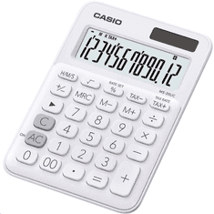 CASIO MS-20UC-WE asztali számológép, fehér (MS-20UC-WE)