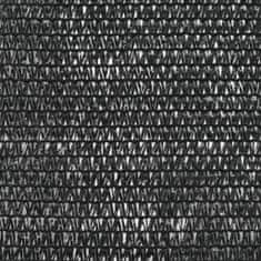 Vidaxl fekete HDPE teniszháló 1,4 x 100 m 45266