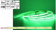 Berge LED szalag NEON COB homogén - 12V - 5 m - zöld