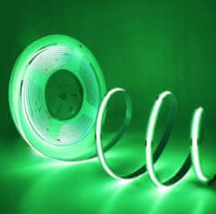 Berge LED szalag NEON COB homogén - 12V - 5 m - zöld