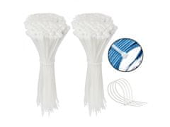 sarcia.eu Poliamid kábelkötegelő, fehér Triticale 250x3,6 mm 200 darab
