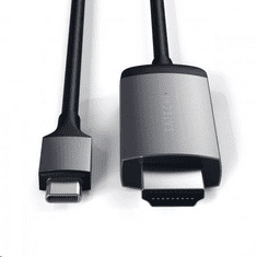 Satechi Aluminium TYPE-C -> 4K HDMI átalakító kébel asztroszürke (ST-CHDMIM) (ST-CHDMIM)