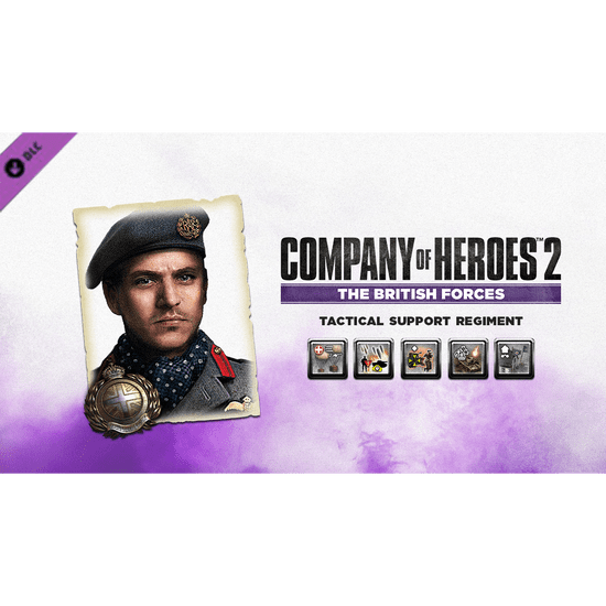 Sega Company of Heroes 2 - British Commander: Tactical Support Regiment (PC - Steam elektronikus játék licensz)