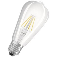 LEDVANCE Dimmelhető LED izzó E27 ST64 5,8W = 60W 806lm 4000K Semleges fehér 300° CRI90 Superior