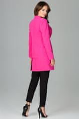 Lenitif Női hosszú kabát Javonte K497 rózsaszín S