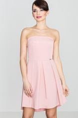 Lenitif Női estélyi ruha Evamour K368 rózsaszín XL