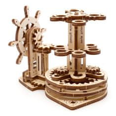 UGEARS 3D fából készült mechanikus puzzle írószer szervező