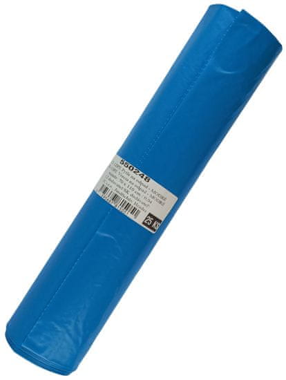 PE szemeteszsák kék 70 x 110 cm / 0,04 - 25 db