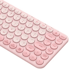 BASEUS K01A Vezeték nélküli billentyűzet rózsaszín (B00955503413-00) (B00955503413-00)