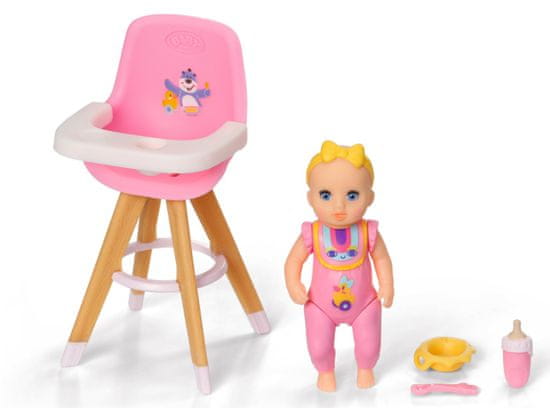 BABY born Minis készlet etetőszékkel és babával