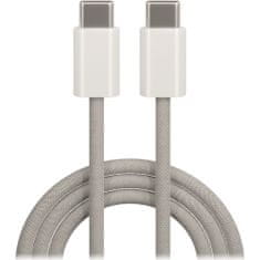 maXlife MXUC-06 nylon kábel USB-C - USB-C 1,0 m 20 W szürke (OEM0101125)