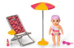 BABY born Minis készlet nyugágy, napernyő és baba