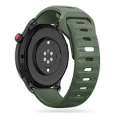 TKG Huawei Watch GT 3 Pro (43 mm) okosóra szíj - Tech- Protect IconBand Line - zöld szilikon szíj (szíj szélesség: 20 mm)