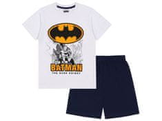 sarcia.eu Batman fehér és tengerészkék rövid ujjú fiú nyári pizsama 4 év 104 cm