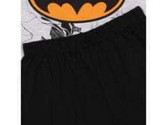 sarcia.eu Batman szürke és fekete fiú pizsama rövid ujjal, nyári pizsama 5 év 110 cm