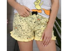 sarcia.eu Looney Tunes Tweety szürke-sárga lány rövid ujjú pizsama, nyári pizsama 9 év 134 cm