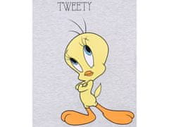 sarcia.eu Looney Tunes Tweety szürke-sárga lány rövid ujjú pizsama, nyári pizsama 11 lat 146 cm