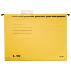 LEITZ "Alpha Standard" függőmappa A4 sárga (E19850015) (E19850015)