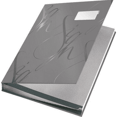 LEITZ "Design" aláírókönyv A4 szürke (E57450085) (E57450085)