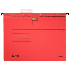 LEITZ Alpha lefűzős függőmappa piros (E19840025) (E19840025)
