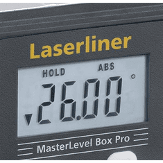 Laserliner MasterLevel Box Pro (BLE) 081.262A Digitális vízmérték 28 mm 360 ° Kalibrált: Gyári standard (tanusítvány nélkül) (081.262A)
