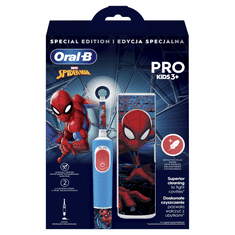 Oral-B Elektromos fogkefe Pro Kids Spiderman + utazótáska