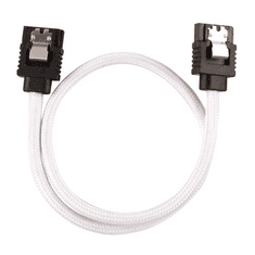 Corsair Premium Sleeved SATA Cable 2-pack - White (CC-8900253)
