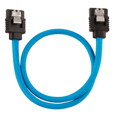Corsair Premium Sleeved SATA Cable 2-pack - Blue (CC-8900255)