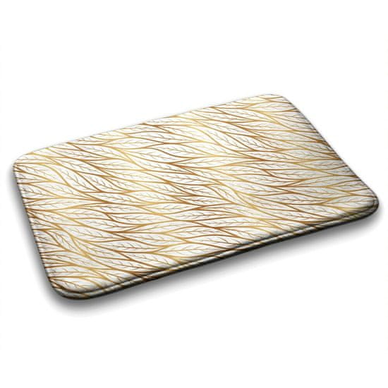 tulup.hu Zuhany kilépő szőnyeg Aranylevelek mintázata