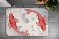 tulup.hu Nedvszívó fürdőszoba szőnyeg Ponty halak 75x45 cm Fehér