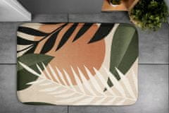 tulup.hu Fürdőszobai szőnyeg Trópusi absztrakció 75x45 cm Fehér