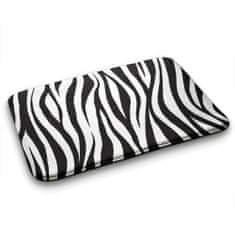 tulup.hu Zuhany kilépő szőnyeg Zebra csíkok 75x45 cm Fehér