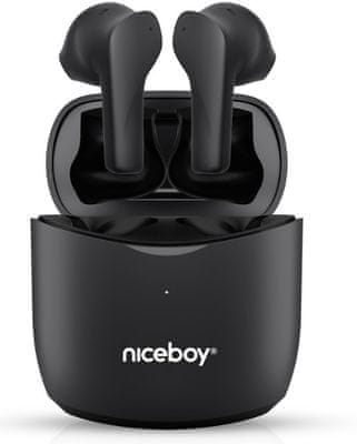 kellemes fülhallgató niceboy hive beans concert bluetooth vezeték nélküli technológia aac codec handsfree funkció töltőtok víz- és verejtékállóság vezérlés alkalmazás fülhallgató keresés 