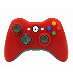PRC vezeték nélküli Xbox 360 kontroller PC adapterrel piros (PRCX360PCWLSSR) (PRCX360PCWLSSR)