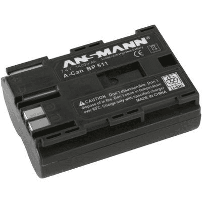 Ansmann BP-511 Canon kamera akku 7,4V 1400 mAh, (5022283)