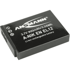 Ansmann EN-EL12 Nikon kamera akku 3,7V 900 mAh, (5044483)
