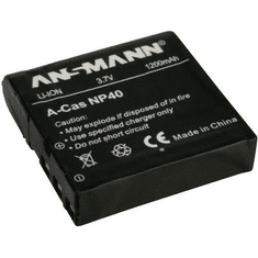Ansmann NP-40 Casio kamera akku 3,7V 1200 mAh, (5022303/05)